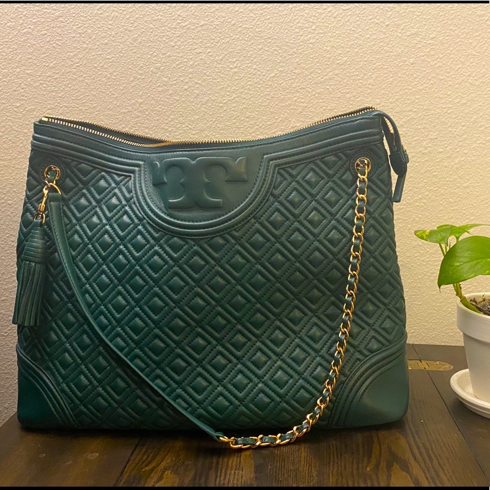 Tory Burch Fleming Leather Tote